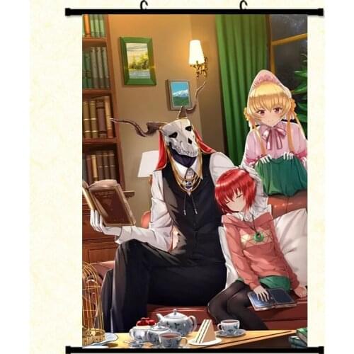 Japanese Anime The Ancient Magus' Bride Chise Hatori Elias Ainsworth Home Decor Wall Scroll Poster Decorative Pictures