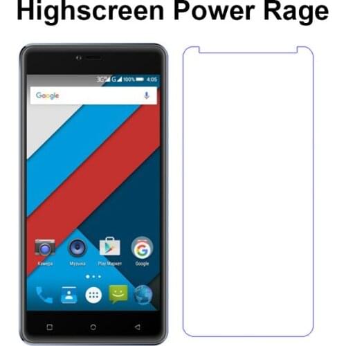 For Highscreen Power Rage Tempered Glass 9H 2.5D Premium Screen Protector Film For Highscreen Power Rage 5.0" Mobile Phone Film
