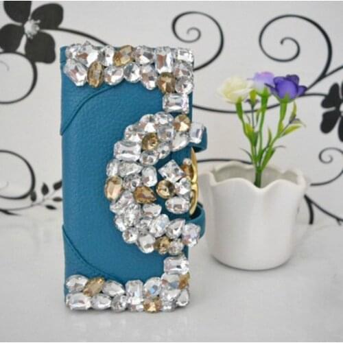 Genuine Leather Purse Women Fashion Diamonds Long Wallet Multicolor High Capacity Money Bag Crystal Clutch Purse Party Wallet