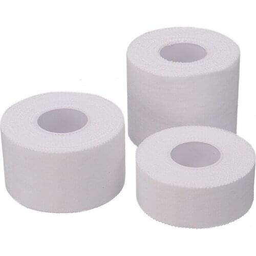 10M 50/38/25mm Elastic Sports Tape White Cotton Medical Tape Elastic Sports Binding Physio Muscle Strain Injury Support
