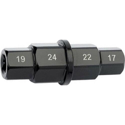 1PC Motorcycle Front Wheel Spindle Removal Sleeve 17 19 22 24mm Hub Axle Hex Allen Spindle Driver Tire Wrench Accessorie