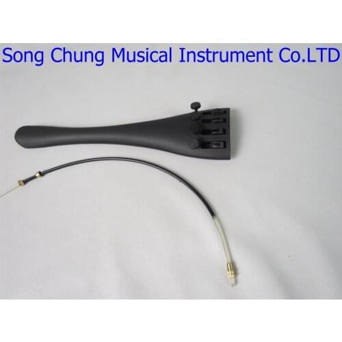 20 pcs Carbon fiber cello tailpieces 3/4-4/4 with tail gut