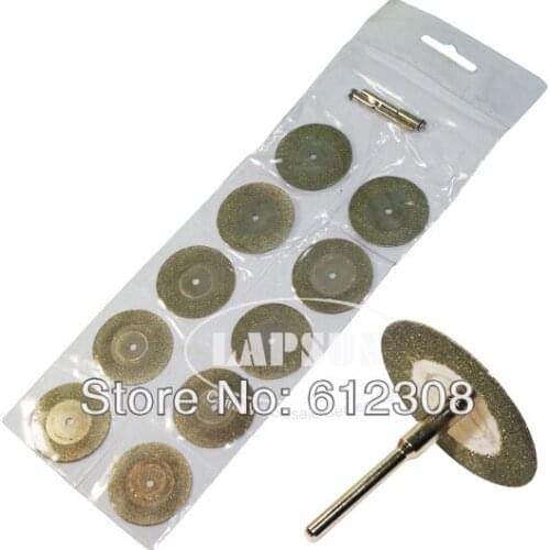 50pcs/Lot 35mm (1.4" inch ) Diamond Coated Rotary Glass Rock Grinding Cut Off Blade Wheel Disc Cutter New