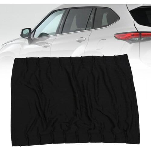 55% Dropshipping!!1 Pair Window Curtain Removable Heat Insulation Black Comfortable Car Side Window Sunshade for SUV