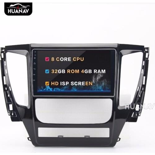 9" MIRROK Link touch screen 8 core Android8.0 4GB+32GB Car DVD player GPS navigation for Mitsubishi Pajero sport 2016 2017