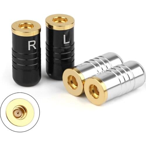 Areyourshop 1 Pair MMCX Female Earphone Plug Audio Connector For UE900 SE535 SE215 W30 Black