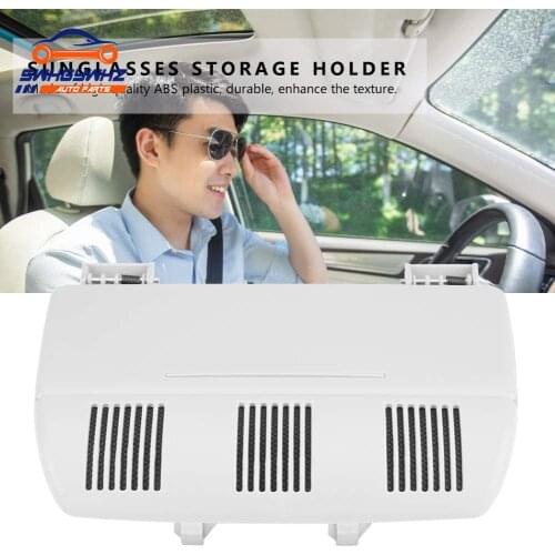 Car Sunglasses Storage Holder Box Glasses Case Clip For Skoda Octavia A5 Fabia 2 Roomster Cover Accessories