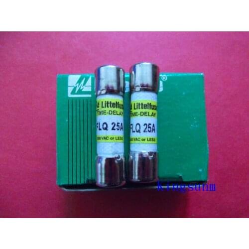 Free shipping 10pcs FLQ 25 TIME-DELAY America Netlon 10X38 delay fuse / fuse 25A 500V