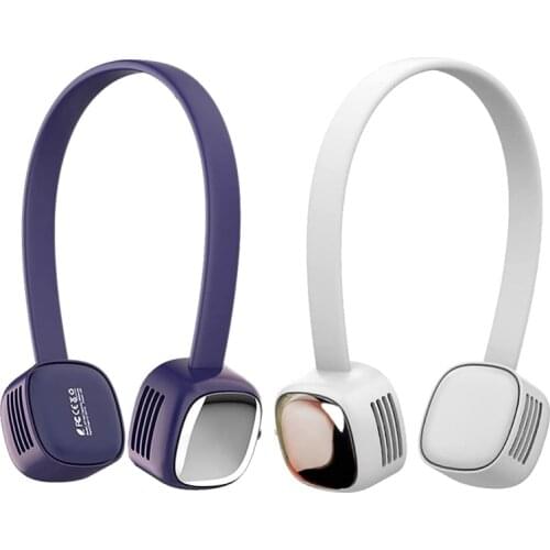 Portable Fan Rechargeable Neck Hanging Fan USB Fan Wireless Suitable For Travel Office Home Outdoor Sports