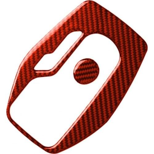 Camaro 2017-2019 left drive panel decoration sticker with red carbon fiber shift knob panel decoration cover наклейки на авто