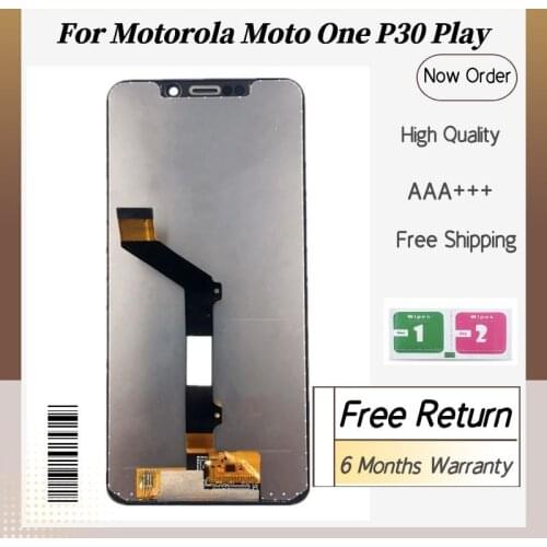 For Motorola Moto One P30 Play XT1941-1 XT1941-3 XT1941-4 LCD Display Touch Screen Display Assemble For Moto One LCD