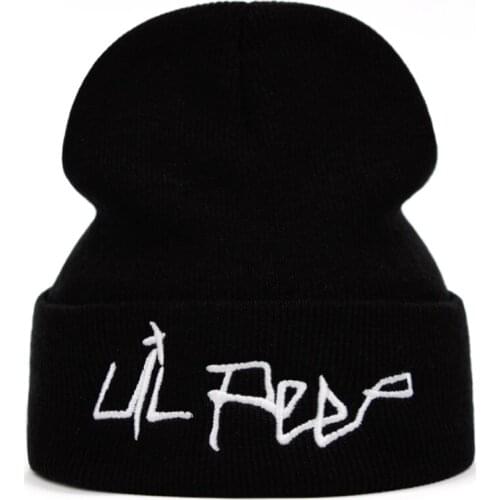 Lil Peep Beanie Embroidery Knitted Hat xxxtentacion peep Love men women Knit Cap Skullies Warm Winter Unisex Ski Hip Hop Hat