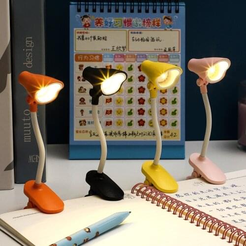 Mini Reading Light LED Clip Portable Travel Kindle Lamp Childrens Table Lamp Bedroom Night Light Flexible Reading Light Clip
