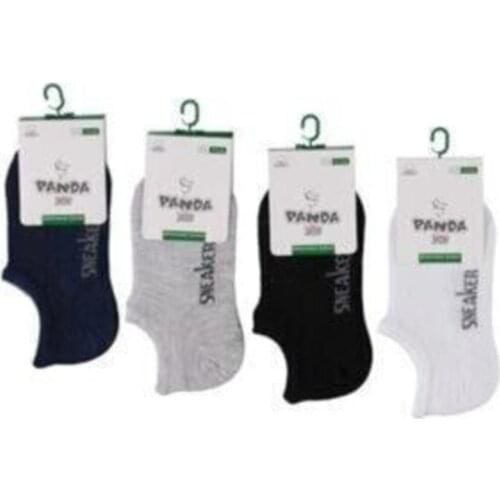 Male Child Sneakers Socks 6'lı Daily Cotton Booties socks Invisible socks Orange Back Flush Straight Medium