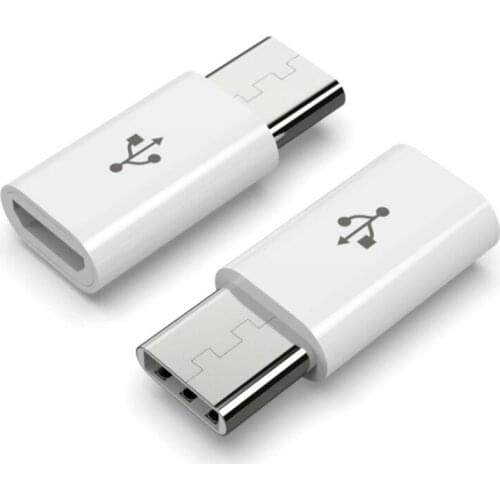 Micro USB Female to Type C Male Adapter for Xiaomi Samsung Microusb Connector to Type-C USB3.1 Data Charging for Huawei Sony