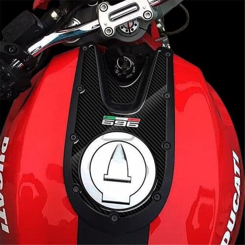 Suitable for Ducati Monster 696 Motorcycle fuel tank pad protection pad 3D carbon fiber pattern appearance sticker