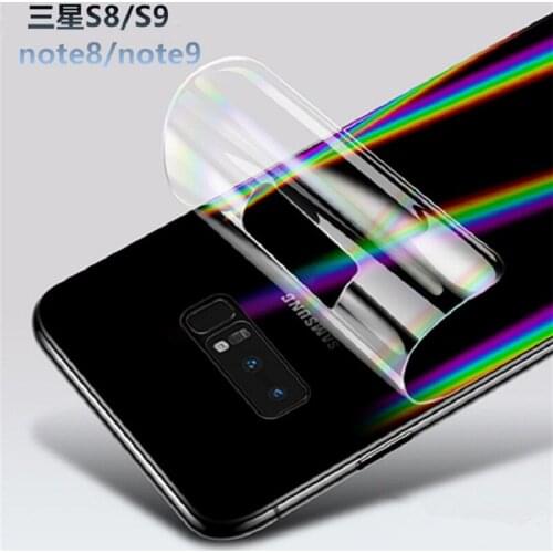 Full Cover Soft Polar Light Hydrogel Film For Samsung Galaxy S9 Plus S8 Plus Note 8 Note 9 Screen Protector Film Not Glass