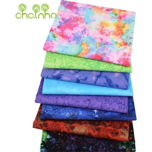 Chainho,Plain-Weave Cotton Fabric,Halo Dyed Colour Series,Patchwork Cloth Of Handmade DIY Quilting & Sewing Crafts,Bag Material