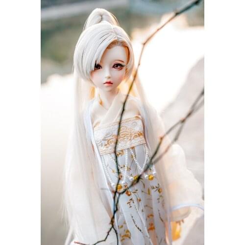 1/4 1/3 scale BJD doll wig ancient costume Long hair Samurai Vintage Wigs for BJD/SD doll accessories C0325