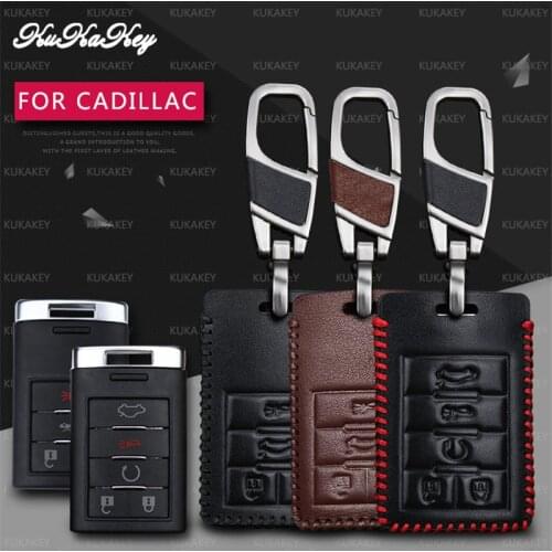 Remote Smart Car Key Case Fob Cover For Cadillac CTS Escalade SRX ATS STS Auto Parts Keychain Key Holder Bag Styling Accessories