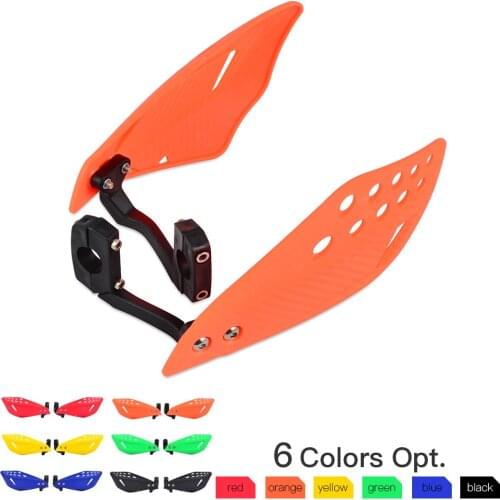 Pair 7/8" Bar End Hand Guards Protector For Yamaha Street Motorcycles Dirt Bikes Universal For Motorcycle Dirt Bike ATV