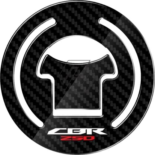 3D Carbon-look Motorcycle Fuel Gas Cap Protector Decals Case for HONDA CBR250 CBR 250 2011 2012