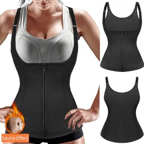 Womens Waist Trainer Sauna Sweat Girdles Cintas Modeladora Cincher Body Shaper Workout Trimmer Belt Sport Shapewear Vest Corset