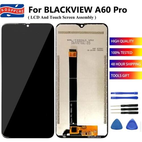 6.1" For Blackview A60 LCD Display + Touch Screen Assembly Replacement High Quality A60 / A60Pro Phone Front Screen +Tools&Glue