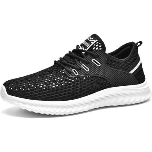 2021 Mesh Sneakers Men Hollow Out Breahtable Ultra Lightweight Aqua Shoes Beach Upstream Water Shoes Sport Casual Shoes Walking