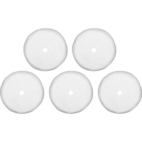 5Pcs 80 Mesh Stainless Steel Coffee Filter Tea Mesh Screen Replacement For 350ml French Press Pot Reusable Coffeware Set