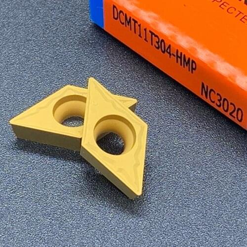 50PCS DCMT11T304 HMP NC3020 Turning inserts Internal Turning blades for Steel SDJCR/SDUCR/SDNCN high quality Tool holder