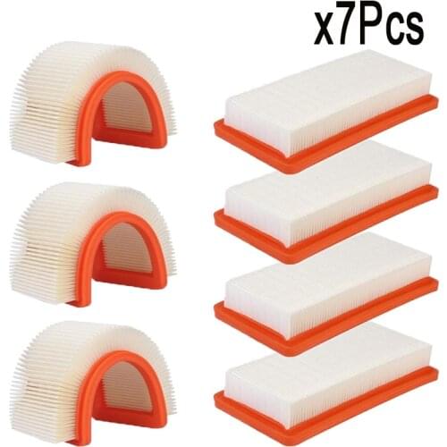 7pcs Washable karcher filter for DS5500,DS6000,DS5600,DS5800 robot vacuum cleaner Parts Karcher 6.414-631.0 hepa filters replace