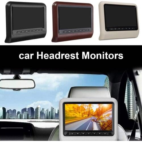 80% Hot Sales Car Seat Back Headrest LCD Display 9 Inch Remote Control DVD Player Monitor