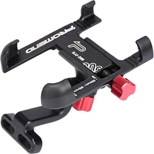 Aluminum Bicycle Phone Holder MTB Mountain Road Bike Motorcycle Universal Handlebar Clip Stand for 55MM-95MM Smartphones GPS