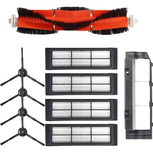 Side Brush Hepa Filter Roll Brush for Xiaomi Vacuum 2 Roborock S50 S51 S55 T4 T6 MI Robot Vacuum Cleaner Brush Cover