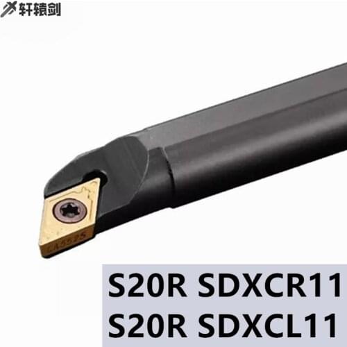 1PC S20R SDXCR11 SDXCL11 Internal Turning Tool Holder For Carbide Inserts CNC DCMT11T3 DCMT