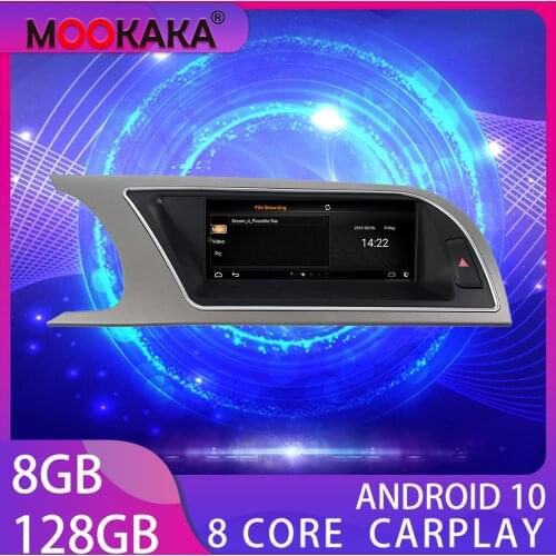 For AUDI A5 2009-2016 8.8 Android 10 Eight core GPS Navigation 128G CARPLAY Car Dvd Multimedia Player Auto