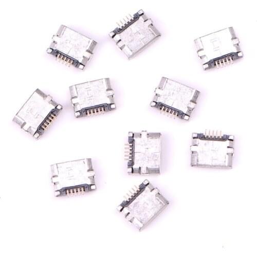 G18 Micro USB Type B Female 5Pin SMT Socket Jack Connector Port PCB Board Charging 10pcs/set