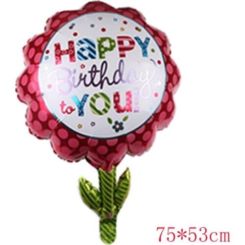 Giant Rose Flower Balloons XXL Sunflower Balloon Birthday Sun Flowers Globos Theme Party Birthday Party Wedding Decorations