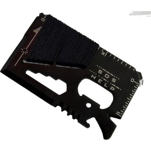 Edc Credit Card Knife Outdoor Camping Multi-function Pocket Hunting Knife Camping Equipment SOS Survival Rescue Tools NIN668