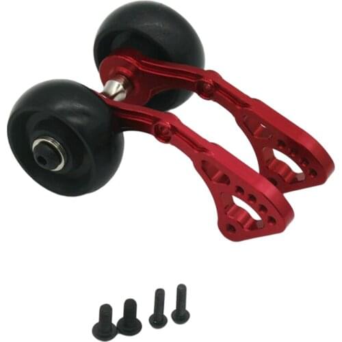 RC Aluminum Alloy Tail Wheel Head-up Wheelie Bar for JLB J3 1:10 Crawler DIY Accessories