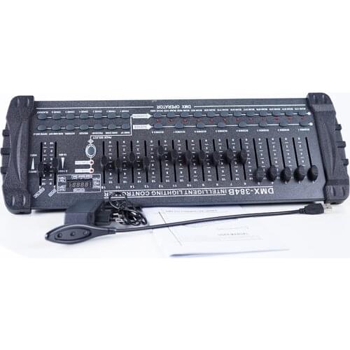 Multi-Function 384/192 Console DMX512 Controller Is Used To Move Headlight Matching Effect DJ Stage Lighting Party Controller