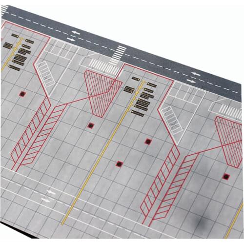 1/400 Airport Passenger aircraft runway model PVC parking apron pad model for airliner plane model aircraft scene display