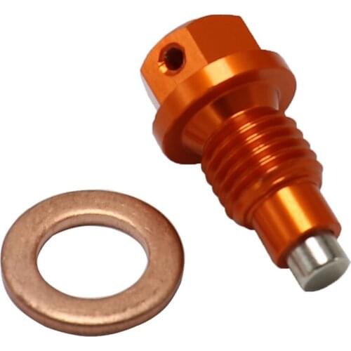 Motorcycle CNC Magnetic Oil Drain Plug Bolt For SX SXF EXC EXCF EXCR XC XCW XCF 125 150 200 250 350 450 530 SMR SMC Duke