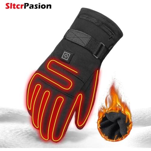 Motorcycle Gloves Heated Gloves Winter Luva Motociclista Impermeavel Guantes Moto Invierno Gant Chauffant Verwarmde Handschoenen