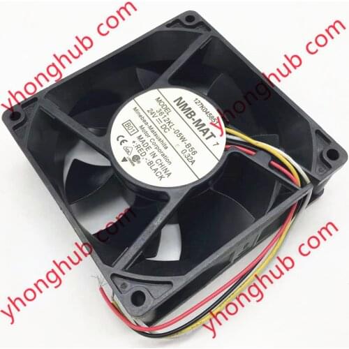 NMB-MAT 3612KL-05W-B56 B01 DC 24V 0.32A 90x90x32mm Server Cooling Fan