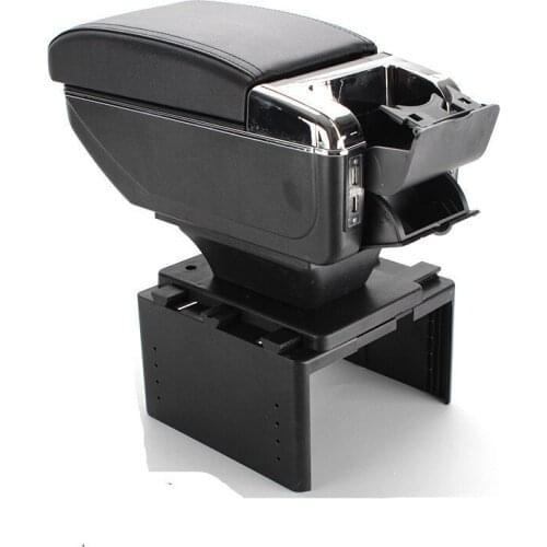 For Toyota fj cruiser armrest box USB Charging heighten Double layer central Store content cup holder ashtray accessories