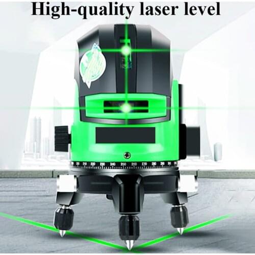 High Precision 4D Laser Level Self 360 Stand Lazer Self Level 3D Leveling laser Guide Leveler Horizontal Vertical Cross Lines