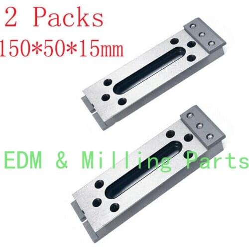 2X Wire EDM Fixture Board Jig CNC Tool For Clamp and Level 150x50x15mm For Wire EDM Mill Tool