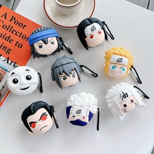 Anime Characters Silicone Case for Airpods 1 2 Cartoon Cute Case for Apple Airpods Pro Wireless Earphone Cover Charging Box